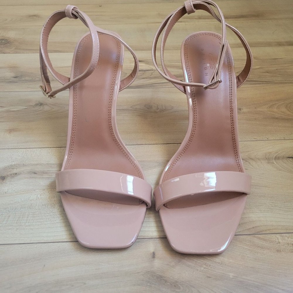 Asos Design Neva Barely There Heeled Sandals Nude… - image 5